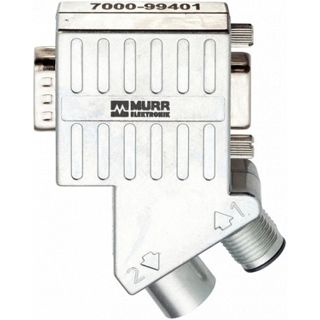 7000-99401-0000000 - 7000-99401-0000000 MURRELEKTRONIK M12/D-Sub Profibus adapter 35° M12 male B-cod./M12 female B-cod.