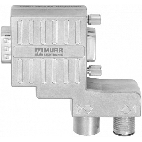 7000-99431-0000000 - 7000-99431-0000000 MURRELEKTRONIK M12/D-Sub Profibus adapter 90° cinc alloy M12 male B-cod./M12 female B-cod..