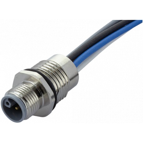 7000-P4281-9800050 - 7000-P4281-9800050 MURRELEKTRONIK M12 Power L-coded 5pol. male receptacle front mount PUR 5x1.5 0,5m