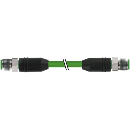 7002-44511-7961000 - 7002-44511-7961000 MURRELEKTRONIK M12 male 0° / M12 male 0° Ethernet V2A PUR 2x2xAWG22 shielded green UL/CSA..