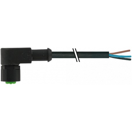 7003-12348-8280500 - 7003-12348-8280500 MURRELEKTRONIK M12 female 90° with cable SC FEP-JB black 5m