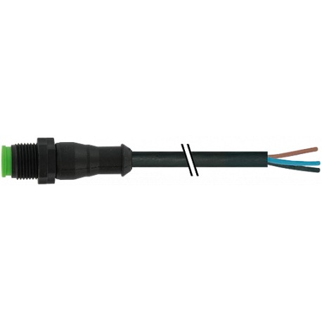 7005-12001-6330150 - 7005-12001-6330150 MURRELEKTRONIK M12 LITE male 0° with cable PUR 3X0.34 black UL/CSA, drag chain 1.5m