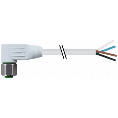 7014-13261-2010150 - 7014-13261-2010150 MURRELEKTRONIK M12 female 90° with cable F&B PVC 4x0.34 shielded gray UL/CSA 1,5m