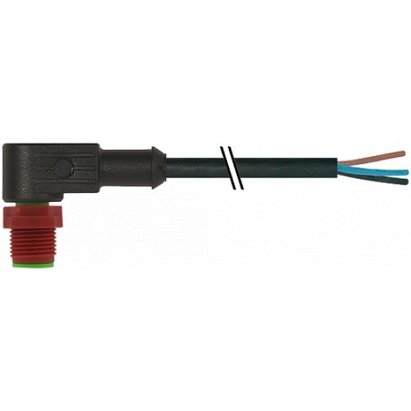 7023-20021-6260300 - 7023-20021-6260300 MURRELEKTRONIK M12 230V male 90° with cable 3p. C-coded PUR 3X0.75 black 3.0m