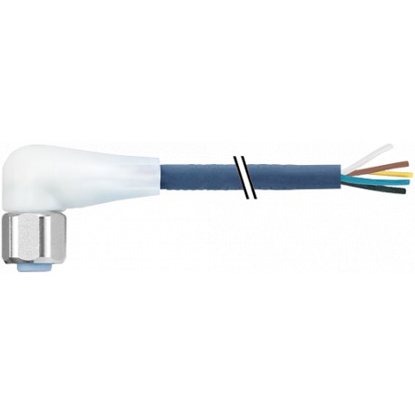 7024-12441-3390300 - 7024-12441-3390300 MURRELEKTRONIK M12 female 90° with cable LED F&B Pro TPE-S 5x0.34 blue robot + drag chain..