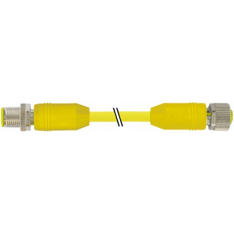 7030-48001-1140150 - 7030-48001-1140150 MURRELEKTRONIK M12 male 0° / M12 female 0° AIDA PUR 8x0.25 yellow UL/CSA + drag chain 1,5m