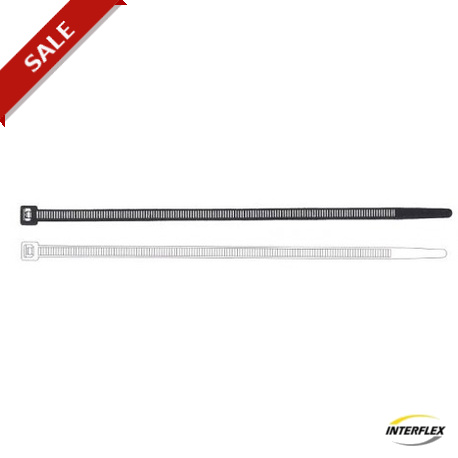 8327 - 8327 INTERFLEX BRIDEX CABLE TIE 368 X 7,6 mm BLACK PA