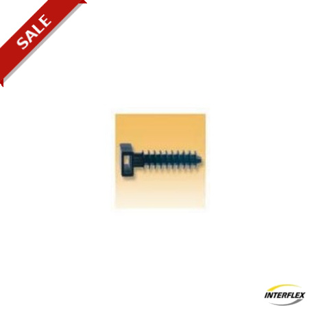 8458 - 8458 INTERFLEX BRIDEX PLUG 8 MM DIAMETER BLACK PA