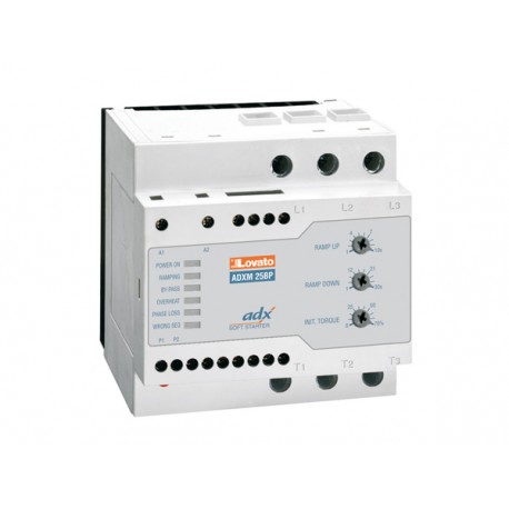 51ADXM45BP - 51ADXM45BP ADXM45BP LOVATO SOFT STARTER, ADXM...BP TYPE, WITH INTEGRATED BY-PASS RELAY. THREE-PHASE 400VAC M..