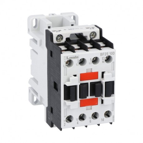 BF2510D125 - BF2510D125 LOVATO THREE-POLE CONTACTOR, IEC OPERATING CURRENT IE (AC3) 25A, DC COIL, 125VDC, 1NO AUXILIARY C..