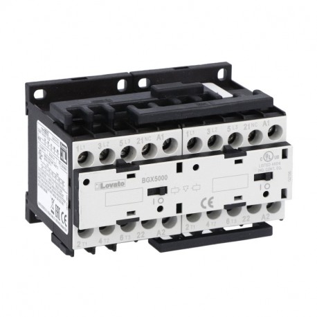 11BGR1201A024 - 11BGR1201A024 BGR1201A024 LOVATO REVERSING CONTACTOR ASSEMBLY, AC COIL, EXTERNAL INTERLOCK WITH POWER AND AU..