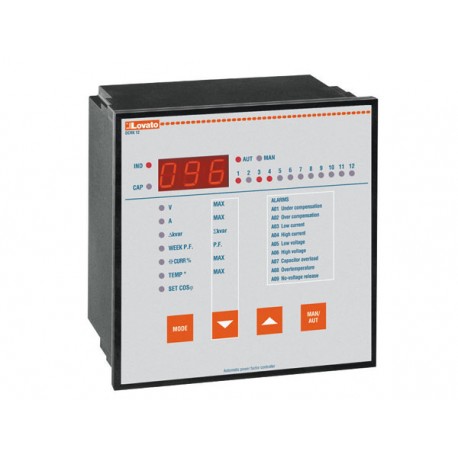 DCRK8 - DCRK8 LOVATO AUTOMATIC POWER FACTOR CONTROLLER, DCRK SERIES, 8 STEPS