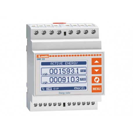 DMECD - DMECD LOVATO DATA CONCENTRATOR, EXPANDABLE, WITH 8 PROGRAMMABLE DIGITAL INPUTS, 4U, EXPANDABLE, RS485 PORT, ..