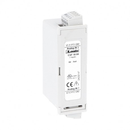 EXP1004 - EXP1004 LOVATO EXPANSION MODULE EXP SERIES FOR FLUSH-MOUNT PRODUCTS, 2 ANALOG INPUTS, OPTO-ISOLATED 0/4-20MA..