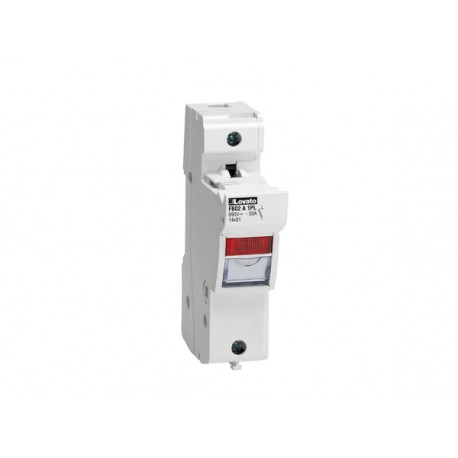 FB02A1PL - FB02A1PL LOVATO FUSE HOLDER UL RECOGNIZED AND CSA CERTIFIED, FOR 14X51MM FUSES. 50A RATED CURRENT AT 690VAC,..