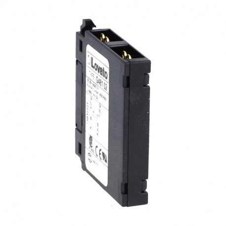 11G48102 - 11G48102 G48102 LOVATO AUXILIARY CONTACT FOR FRONT LATERAL MOUNTING. FASTON TERMINALS, FOR BF SERIES CONTACT..