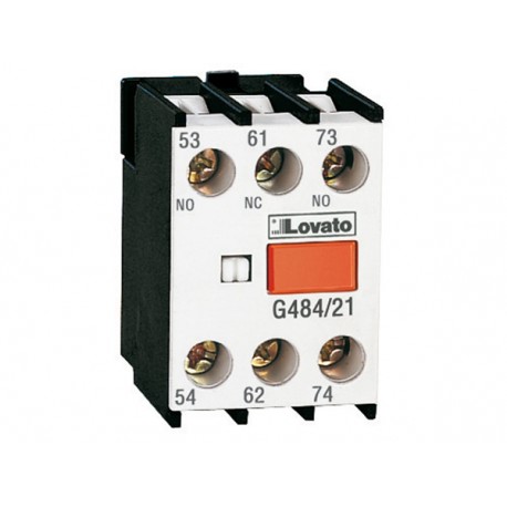 11G48421 - 11G48421 G48421 LOVATO AUXILIARY CONTACT WITH FRONT CENTRE MOUNTING. SCREW TERMINALS, FOR BF SERIES CONTACTO..