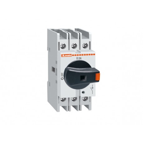 GA025A - GA025A LOVATO THREE-POLE SWITCH DISCONNECTOR, DIRECT OPERATING VERSION, 25A