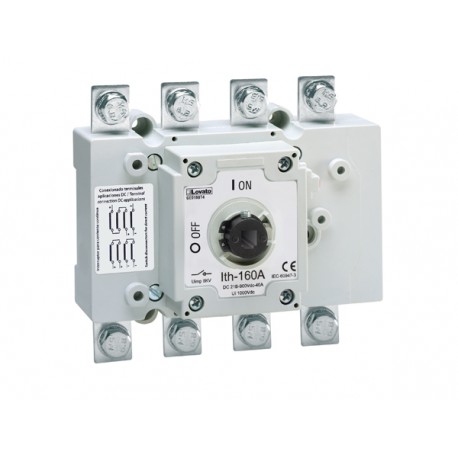 GE1250DT4 - GE1250DT4 LOVATO FOUR-POLE SWITCH DISCONNECTORS, FOR PHOTOVOLTAIC APPLICATIONS UP TO 850A 1000VDC (DC21B), D..