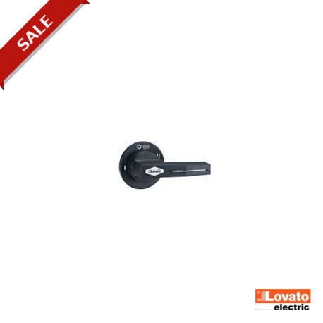 GEX6 1C - GEX6 1C GEX61C LOVATO ELECTRIC BLACK DOOR COUPLING HANDLE