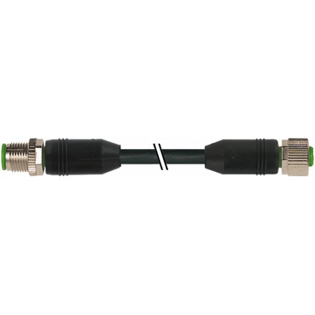 7999-40041-6381100 - 7999-40041-6381100 MURRELEKTRONIK M12 male 0° / M12 female 0° PUR 5X0.75 black UL/CSA, drag chain 11m