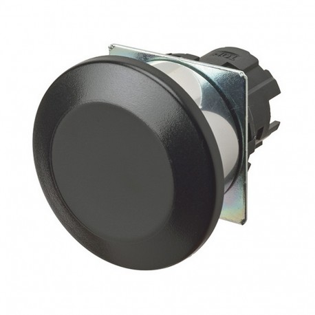 A22NZ-RMA-NBA - A22NZ-RMA-NBA 661417 OMRON Pushbutton A22NZ Ø22, bezel metal, MUSHROOM, Alternate, CAP COLOR Opaque BLACK,