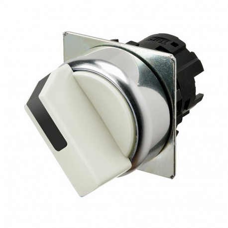 A22NZ-2RM-NWA - A22NZ-2RM-NWA 661817 OMRON Select.22mm, 2 Position, bright Metal, MANUAL, WHITE