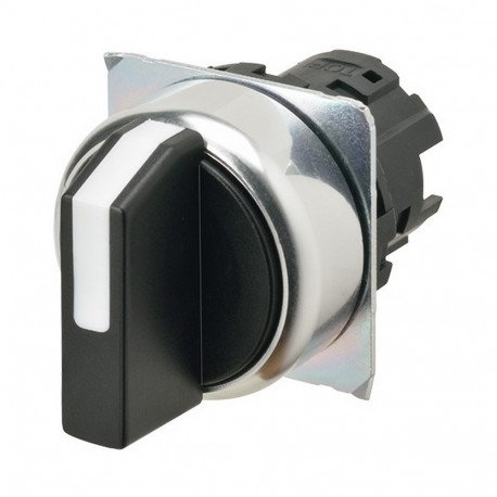 A22NZ-3RM-NBA - A22NZ-3RM-NBA 666758 OMRON Select.22mm, 3 Position, bright Metal, MANUAL, BLACK