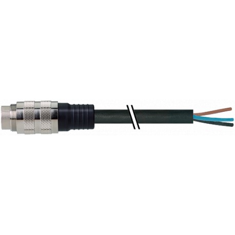 7000-16751-9591000 - 7000-16751-9591000 MURRELEKTRONIK M16 male 0° 14 pole with cable PUR 8x0.25 + 2x0,5 black 10m