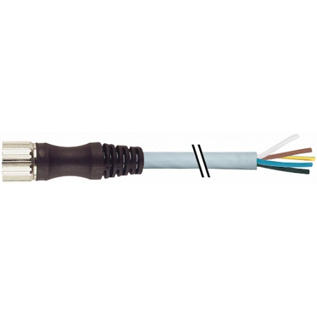 7000-23211-4482000 - 7000-23211-4482000 MURRELEKTRONIK M23 female 0° 19 pole with cable PUR 8x0.5 + 3x1.0 gray UL/CSA + drag chai..