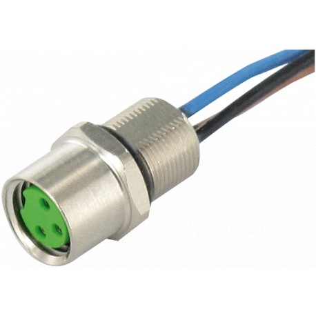 7000-08581-9690020 - 7000-08581-9690020 MURRELEKTRONIK M8 female flange plug A coded front mount PP 4x0.25 0.2m
