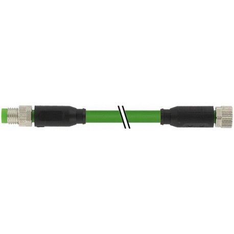 7000-89831-7910100 - 7000-89831-7910100 MURRELEKTRONIK M8 male 0° / M8 female 0° EtherCat PUR 1x4xAWG26 shielded green UL/CSA + d..