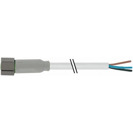 7014-08041-2100300 - 7014-08041-2100300 MURRELEKTRONIK M8 female 0° with cable F&B PVC 3x0.25 gray, 3m