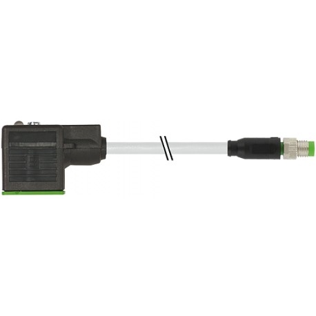 7000-88781-2330200 - 7000-88781-2330200 MURRELEKTRONIK M8 male 0° 3 pole / MSUD valve plug form BI 11 mm PUR 3x0.34 gray UL/CSA +..