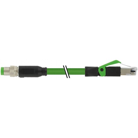 7000-89721-7914000 - 7000-89721-7914000 MURRELEKTRONIK M8 male 0° / RJ45 0° EtherCat PUR 1x4xAWG26 shielded green UL/CSA + drag c..