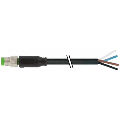 7000-08011-6310020 - 7000-08011-6310020 MURRELEKTRONIK M8 male 0° with cable PUR 4x0.25 black UL/CSA + drag chain 0,2m