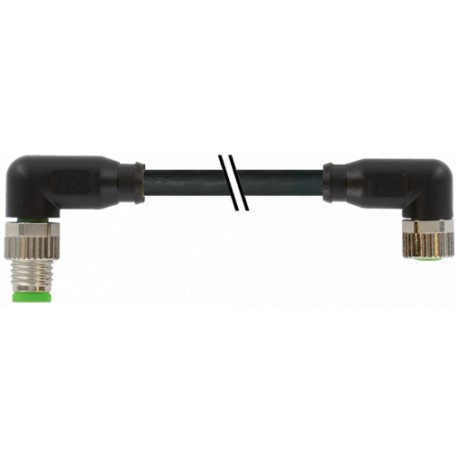 7000-88081-6200150 - 7000-88081-6200150 MURRELEKTRONIK M8 male 90° / M8 female 90° PUR 3x0.25 black 1.5m