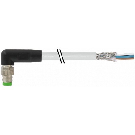 7000-08721-2000150 - 7000-08721-2000150 MURRELEKTRONIK M8 male 90° with cable PVC 3X0.34 shielded gray, UL,CSA 1.5m