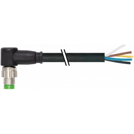 7000-08911-6951000 - 7000-08911-6951000 MURRELEKTRONIK M8 male 90° with cable PUR 5x0.25 black UL 10m