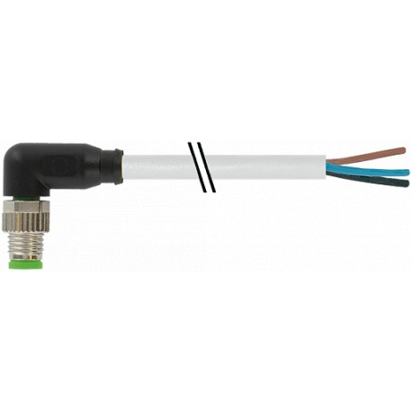7999-08021-2230050 - 7999-08021-2230050 MURRELEKTRONIK M8 male 90° with cable PUR 3X0.34 gray, 0.5m