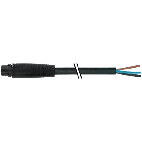 7000-P8201-P234000 - 7000-P8201-P234000 MURRELEKTRONIK MQ15-X-Power male 0° with cable PVC 4x2,5 black UL/CSA 40,0m