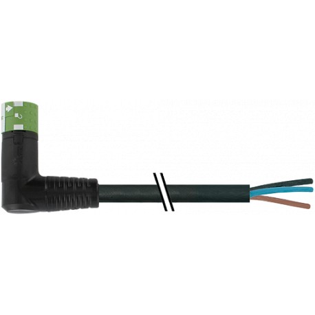 7000-P8231-P234000 - 7000-P8231-P234000 MURRELEKTRONIK MQ15-X-Power female 90° right, with cable PVC 4x2,5 black UL/CSA 40,0m