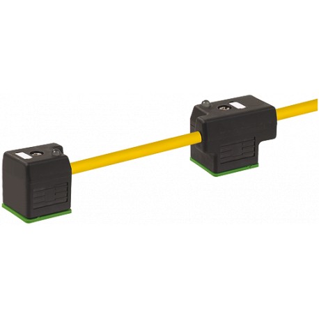 7000-58021-0170150 - 7000-58021-0170150 MURRELEKTRONIK MSUD double valve plug form A 18mm with cable PVC 4X0.75 yellow, 1.5m