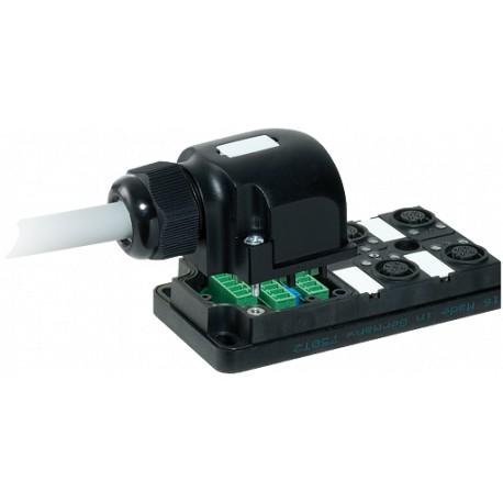 27012 - 27012 MURRELEKTRONIK MVP12, 4XM12, 4 pole, pluggable cable 5.0m PUR/PVC 4x0,34 + 3x0,75