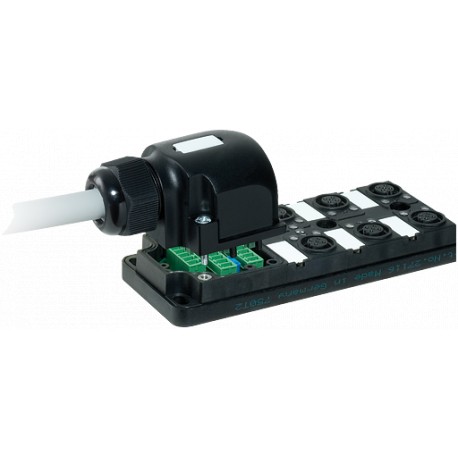 27032 - 27032 MURRELEKTRONIK MVP12, 6XM12, 5 pole, pluggable cable 5.0m PUR/PVC 12x0,34 + 3x0,75