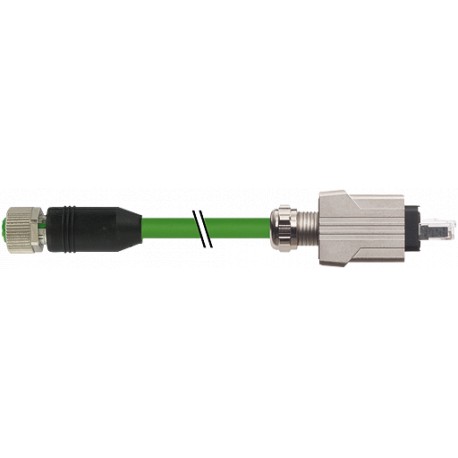 7000-44625-7933500 - 7000-44625-7933500 MURRELEKTRONIK Push Pull RJ45 0° / M12 female 0° D-cod., Ethernet PUR 1x4xAWG22 shielded ..