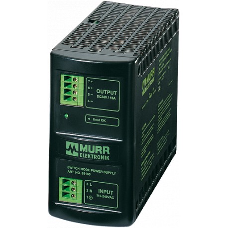 85165 - 85165 MURRELEKTRONIK MCS-B power supply 1-phase IN: 100-265VAC OUT: 24V/10ADC