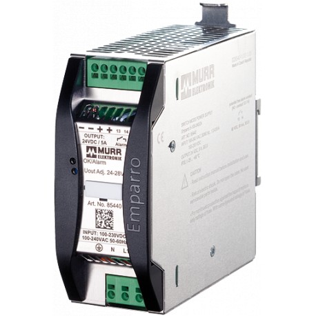 85437 - 85437 MURRELEKTRONIK Emparro Power Supply 1-phase IN: 100-240VAC OUT: 48-56VDC/2,5A