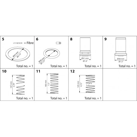 148B6168 - 148B6168 DANFOSS REFRIGERATION CHV Overhaul kit DN 25-40 for CHV 25-40