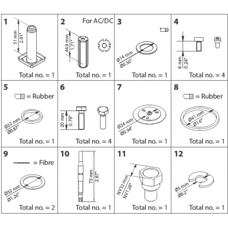 032F2202 - 032F2202 DANFOSS REFRIGERATION Overhaul kit for EVRA 10